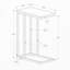  Table de bout Donohue, table d'appoint, table d'appoint, table d'appoint en métal, table de bout moderne, pour le salon-1332714898