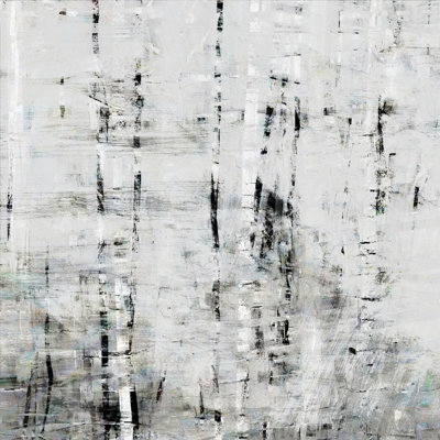 « bouleau perspective ii », reproduction sur toile tendue