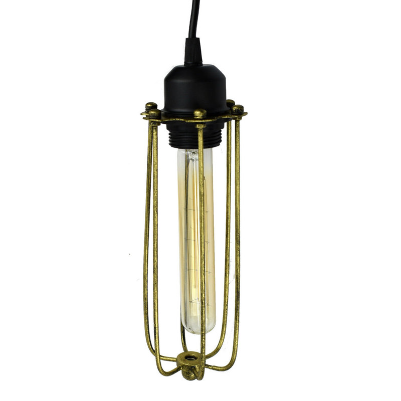 23cm H Metal Novelty Lamp Shade, Brushed Brass