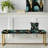 Damask Emerald And Gold Art Deco Pattern - Damask Upholstered Gold Bench