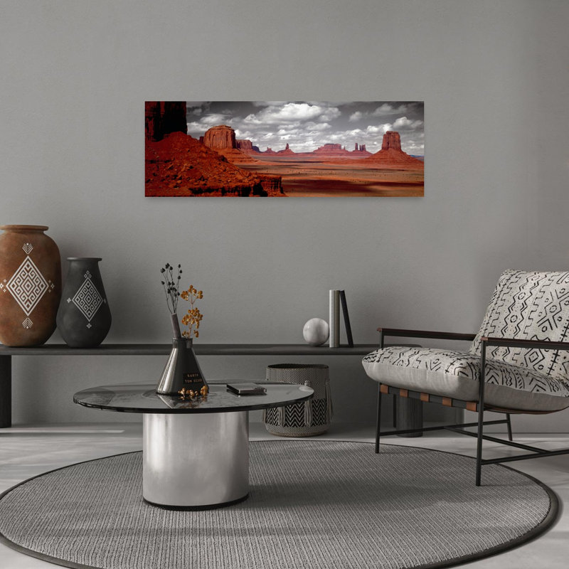 Montagnes, côte ouest, Monument Valley, Arizona, États-Unis, art dramatique abstrait contemporain, art mural