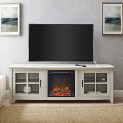 Dake 70" Media Console with Electric Fireplace