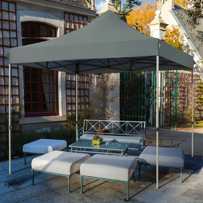 10 Ft. W x 10 Ft. D Steel Party Tent