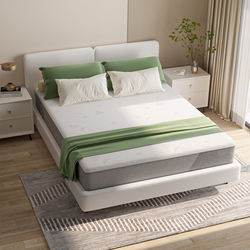 Gentryville 10'' Medium = Side, Back & Stomach Sleepers Gel Memory Foam Mattress, Full