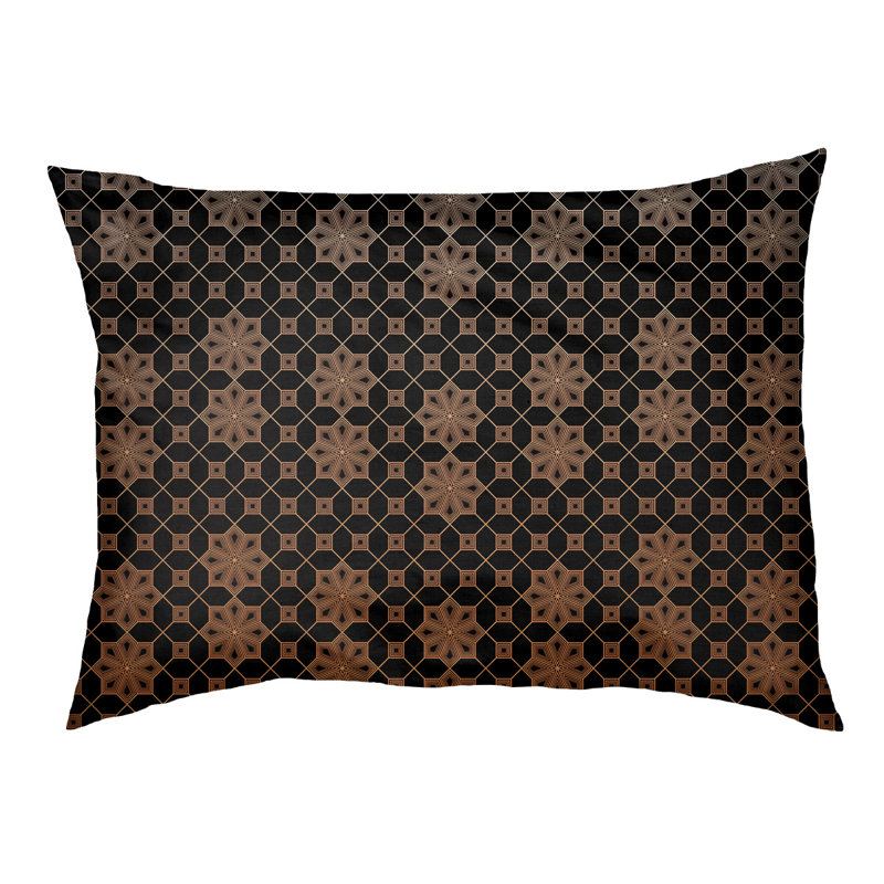 Coussin pour chien Byrge, Moyen (l 29,5 po x P 19,5 po x H 9,5 po), Dégradé orange