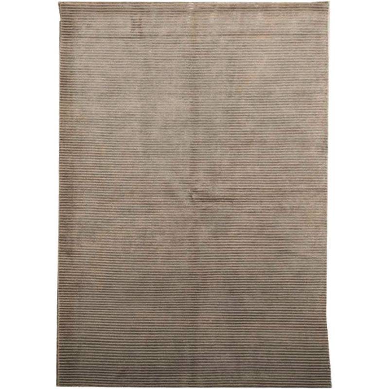 Himalayan Wool Striped Area Rug in Gray