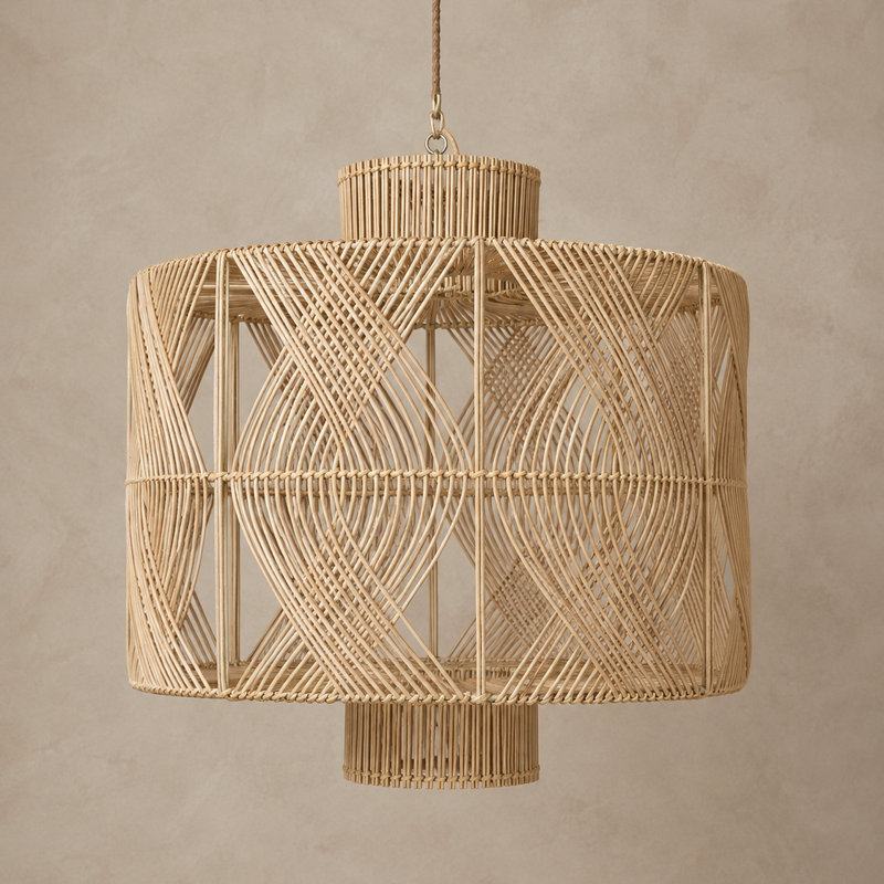Hilda Handwoven Rattan Pendant Light Shade