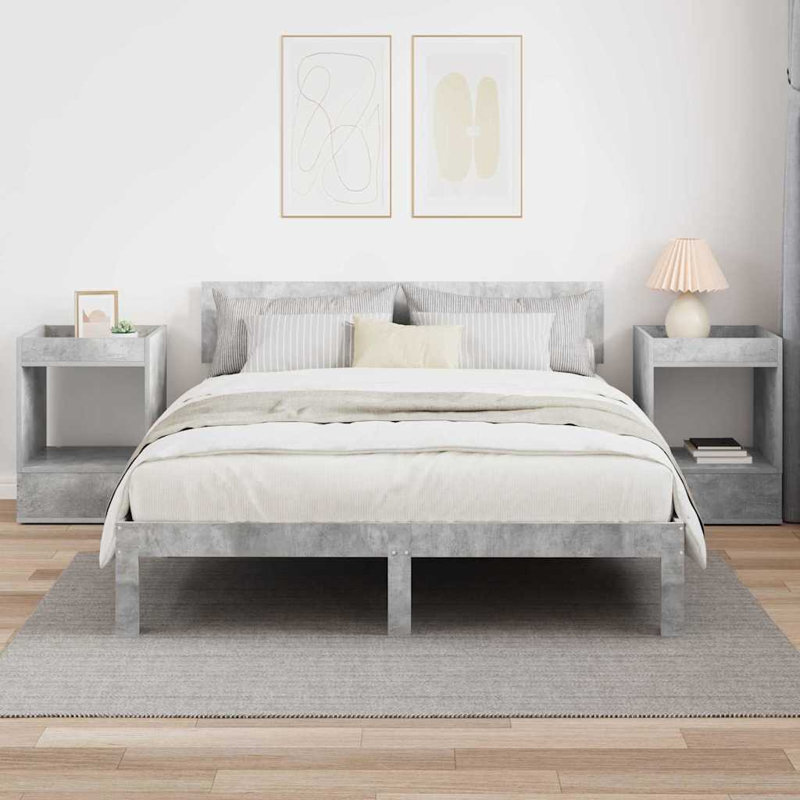 End Table, Concrete Grey