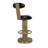 Sedes Swivel Upholstered Counter Stool with Metal Frame-61272599