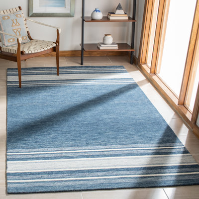 Thaxton Striped Wool Indoor Area Rug