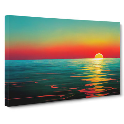 Glorious Sunset - Wrapped Canvas