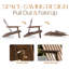 Chaise Adirondack pliante en bois Berdina