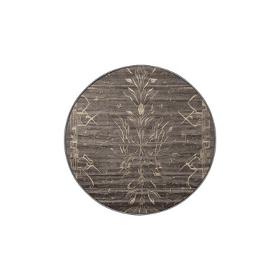 Machine Washable Gray Area Rug