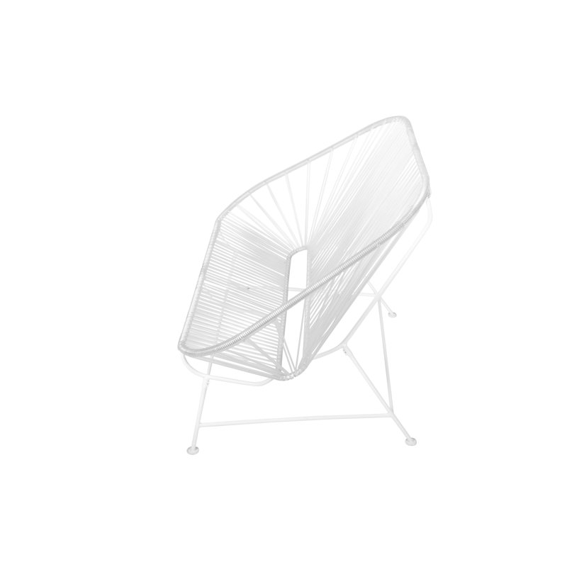 InLove Indoor/Outdoor Handmade Loveseat, White/White