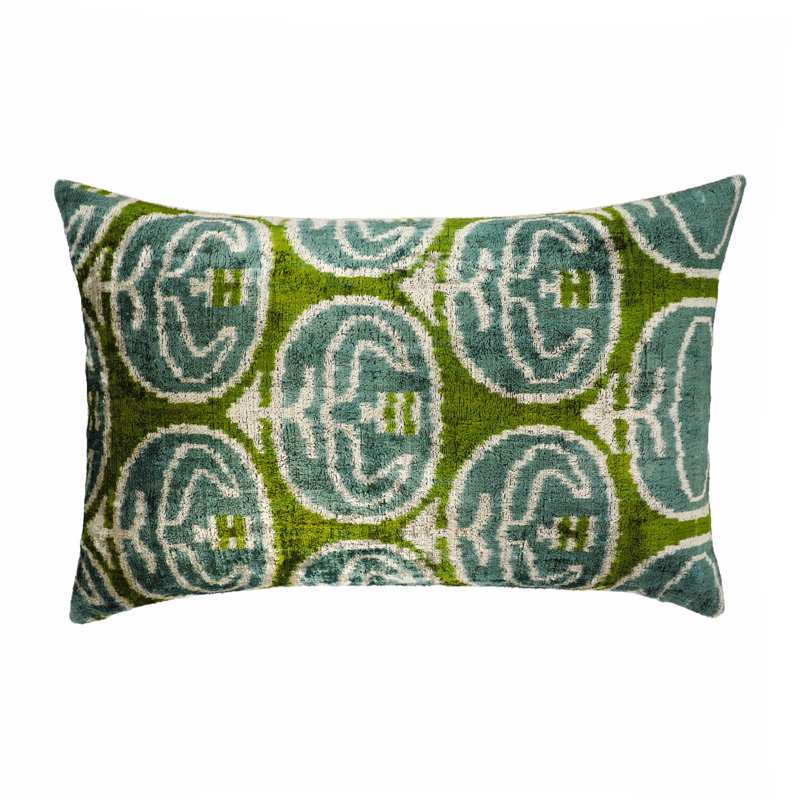Ikat Silk Pillow Cover