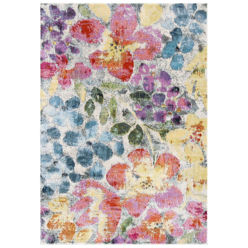 Tapis floral Maeser 300 Performance, Rectangle de 10 pi x 14 pi