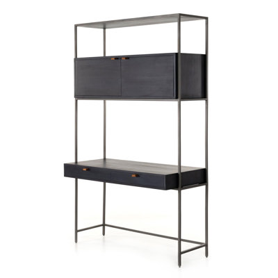 Trey Solid Wood Modular Writing Desk