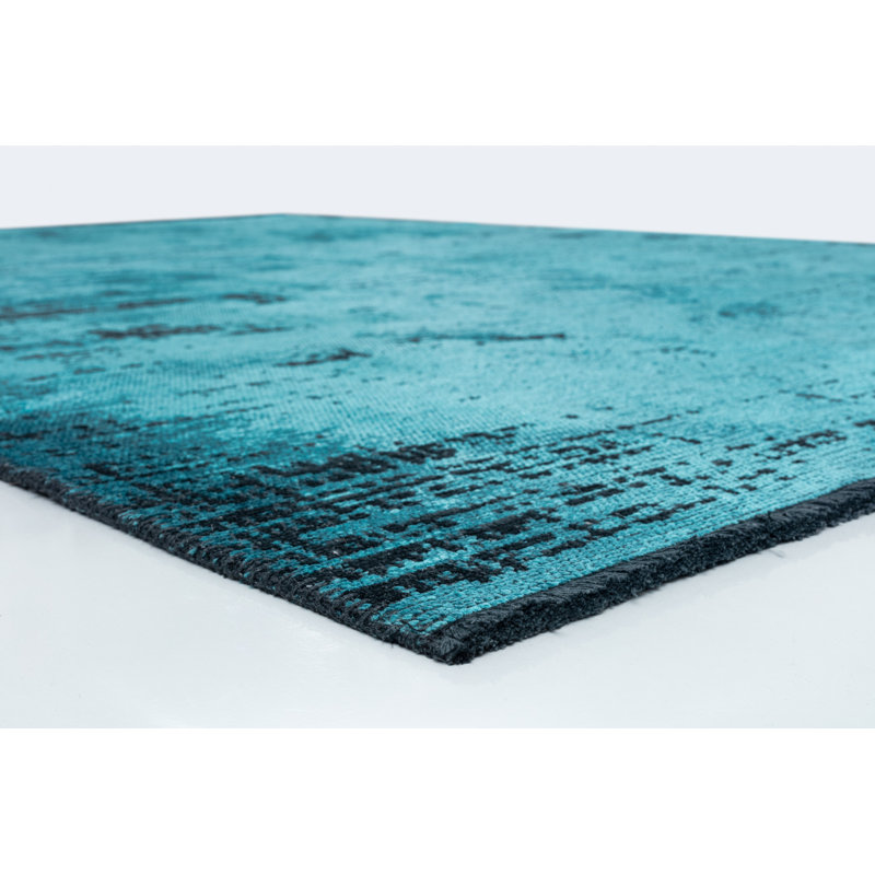 Green Black Camouflage Luxury Area Rug, Rectangle 7'10" x 9'10"