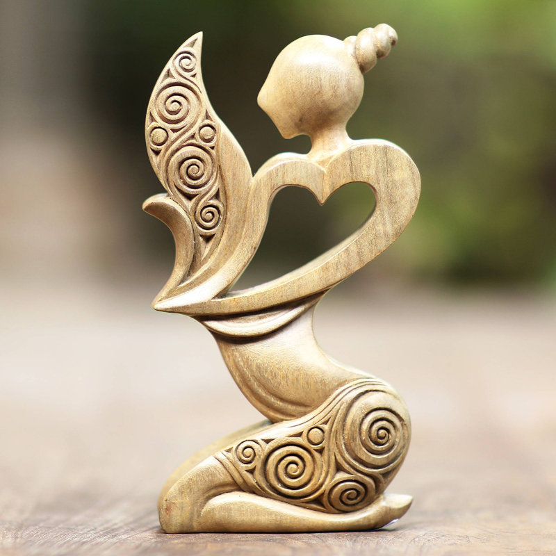 Sculpture cœur tendre