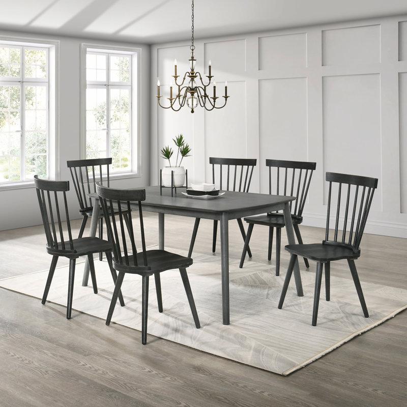 Ensemble de 2 chaises de salle à manger de style campagnard rustique avec assemblage facile pour des sièges confortables et élégants