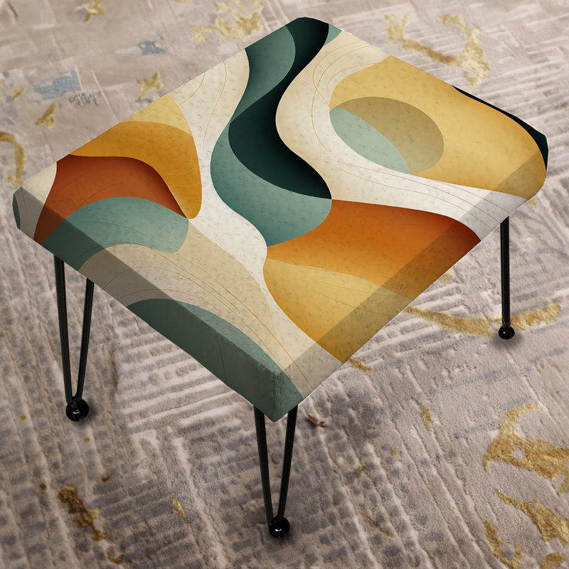 Organic Zen - Abstract Rectangle Ottoman