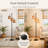 Brenden 65" H 3-Light Tree Floor Lamp with Woven Rattan Shades-875873370-875873351