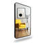 Miroir de salle de bain mural rectangulaire en métal avec cadre en aluminium pour salle de bain, chambre à coucher, salon ou entrée-457536273
