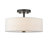 Flaire Fabric Semi Flush Mount-535900991-535900990
