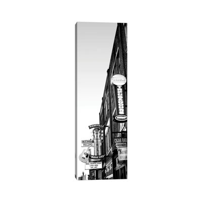 Neon Signs At Dusk, Nashville, Tennessee, USA by Panoramic Images - Wrapped Canvas Print