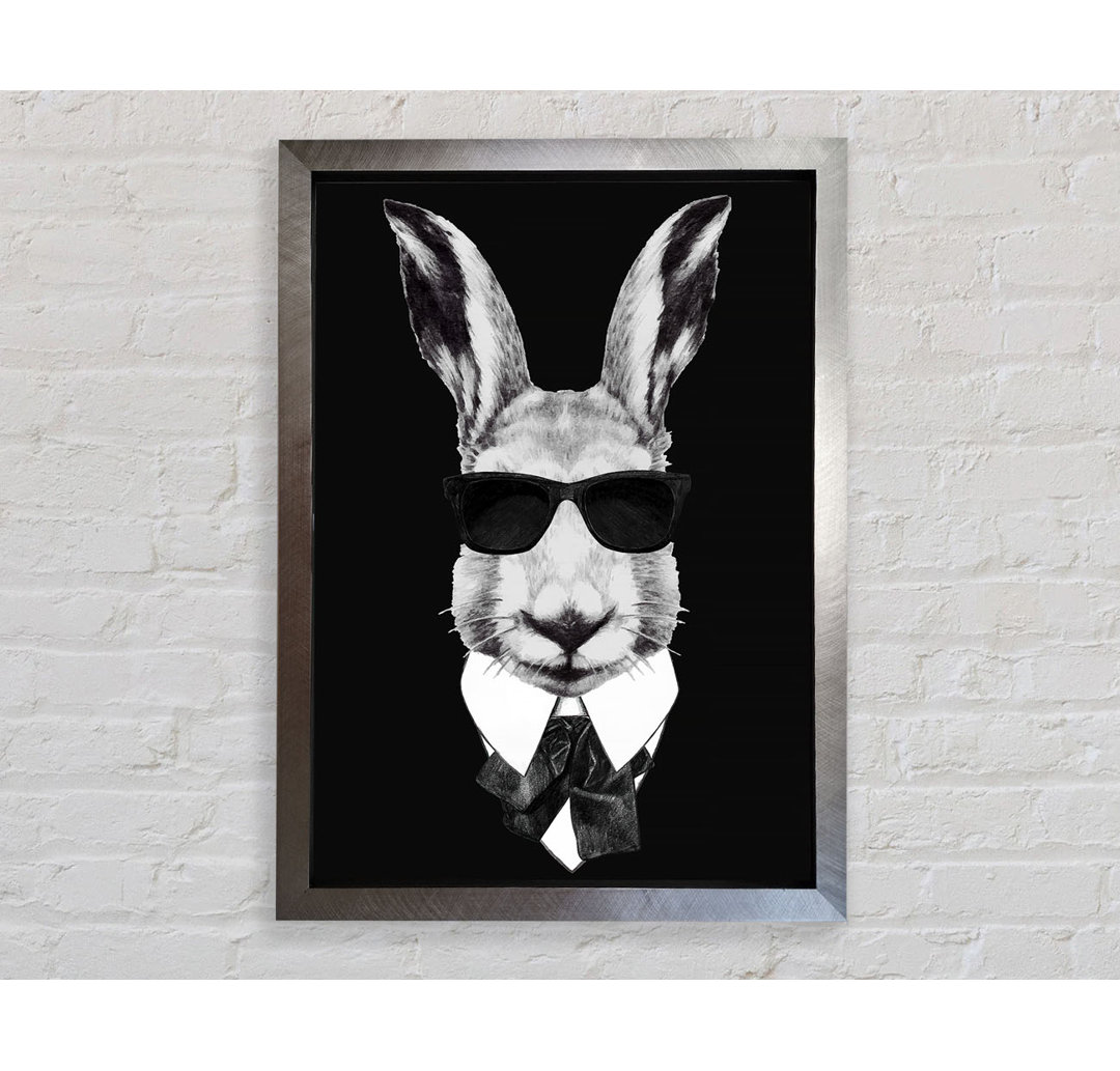 Mafia Rabbit - Einzelner Bilderrahmen Kunstdrucke