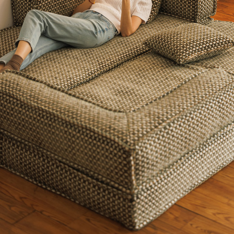 Foldable Modular Dual-use Couch, Green