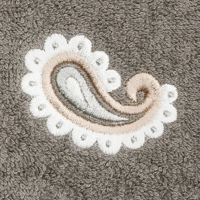  Essuie-mains 100% coton turc, Gris foncé