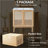 30-inch bathroom vanity crafted from natural materials, featuring handmade rattan doors and soft-closing mechanisms