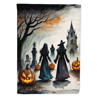 Vampires Spooky Halloween House Flag