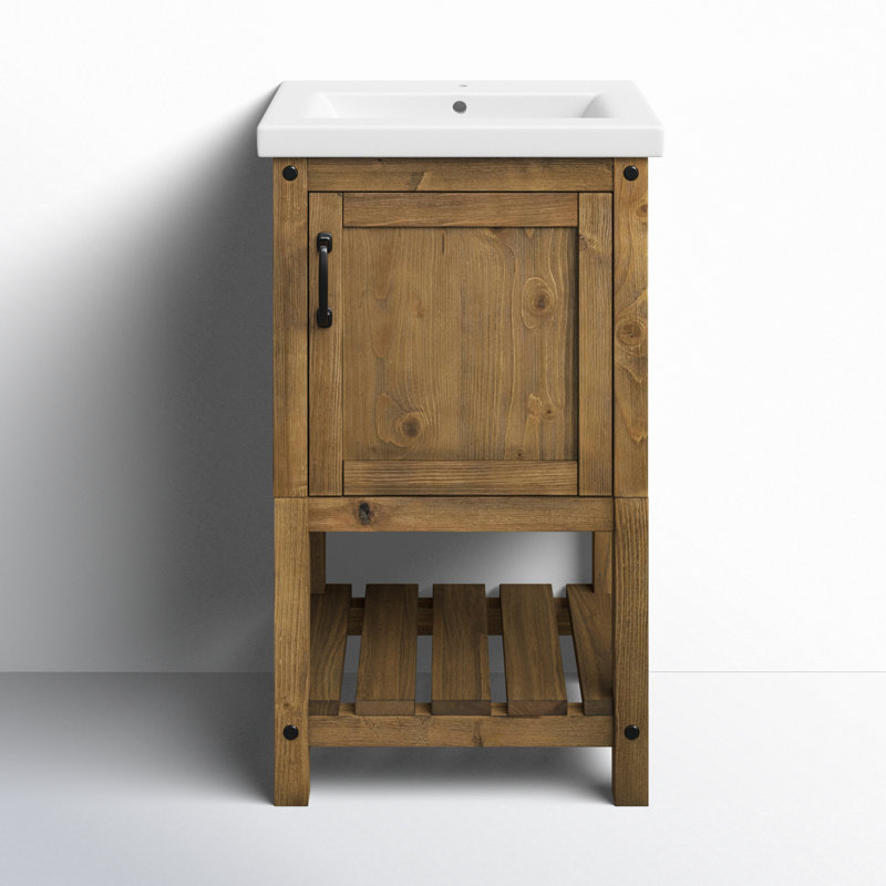 Ensemble de meuble-lavabo simple 20 po Radstock, Naturel antique