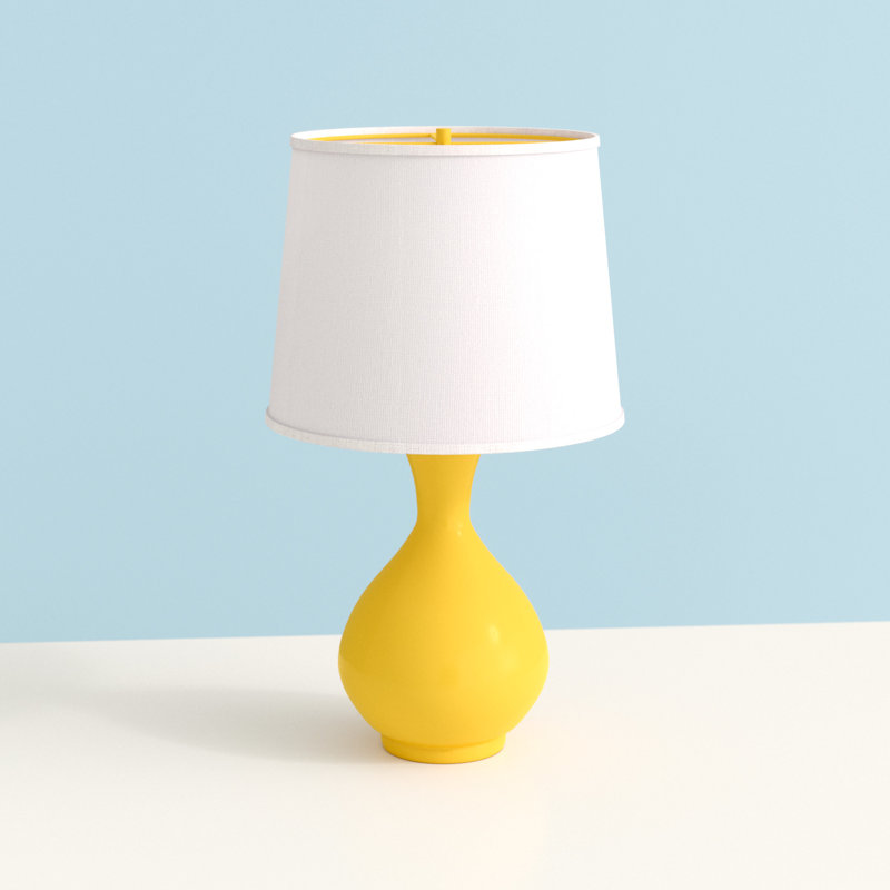 Lampe de table 23 po Babitz, Jaune