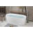 59"Linear Acrylicfreestanding Bathtub Stand Alone Soaker Tub, Glossy White Acrylic, Pop-Up Chrome Drain, Cupc Certified