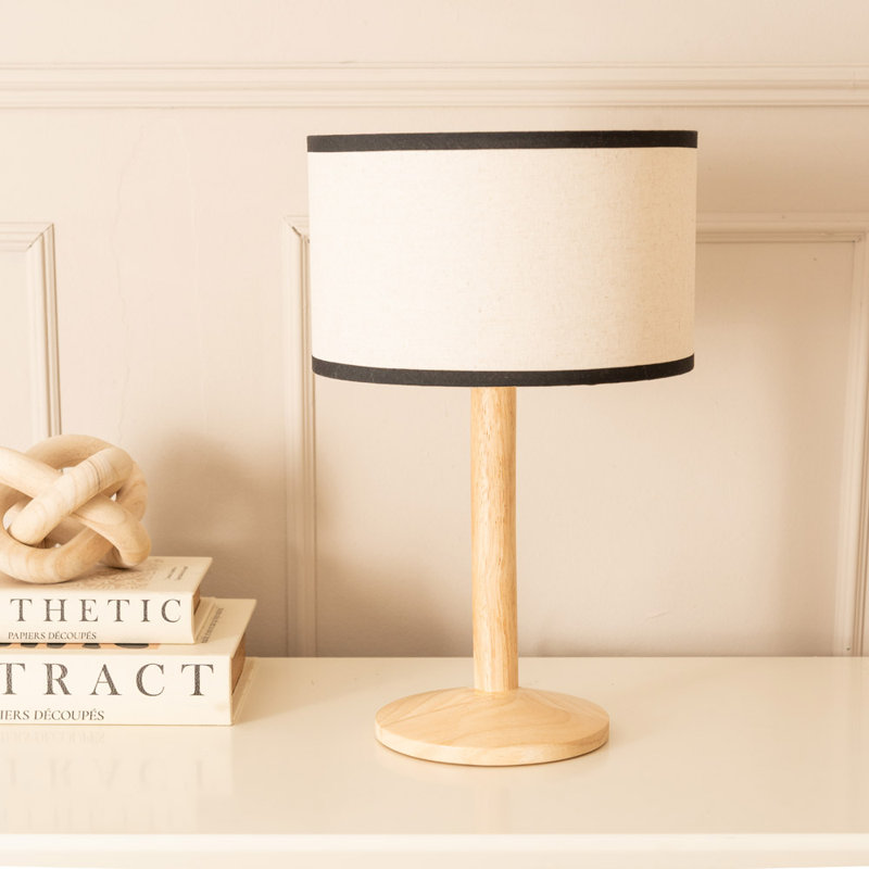 TRISTON With EVA 40cm Table Lamp, No, Black