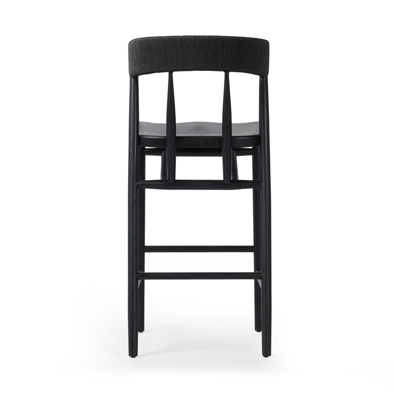 Buxton Stool, Bar Stool (30" Seat Height), Black
