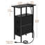Tables de bout étroites avec table de chargement, 2 tiroirs en tissu pour la chambre à coucher-133232187