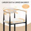 Upholstered Counter Stool, Modern Sleek Bar Stool Set of 2-1595900900