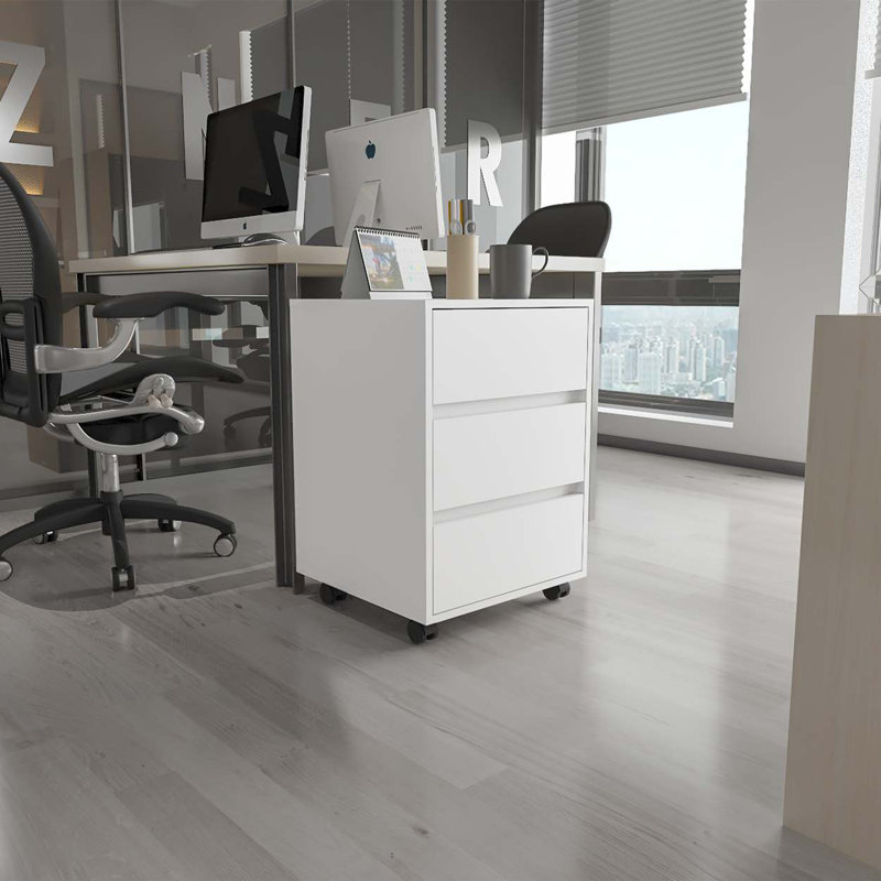 Eagle Creek 3-Drawer Rectangle Filing Cabinet White