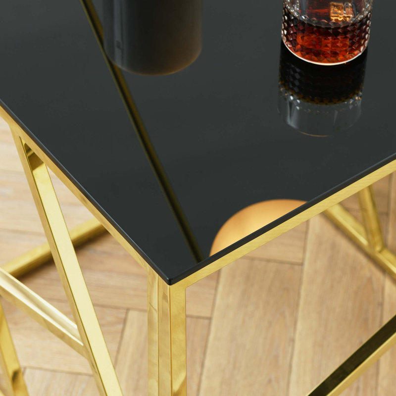 Console Modern, Doré poli