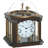 Roman Numeral Solid Wood Mechanical Tabletop Clock in Brown