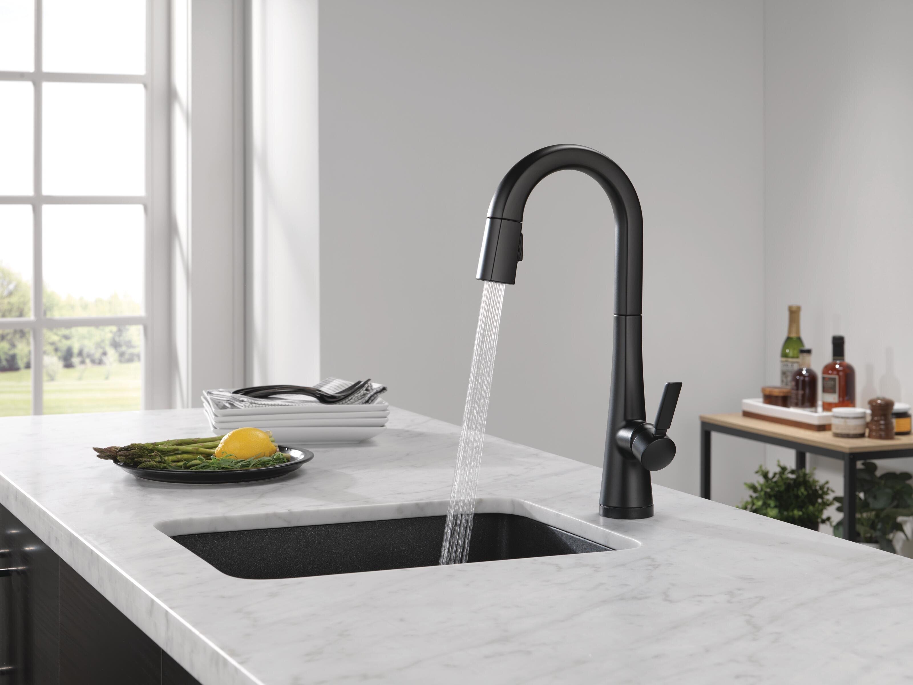 Delta Monrovia Pull Down Touch Single Handle Kitchen Faucet With