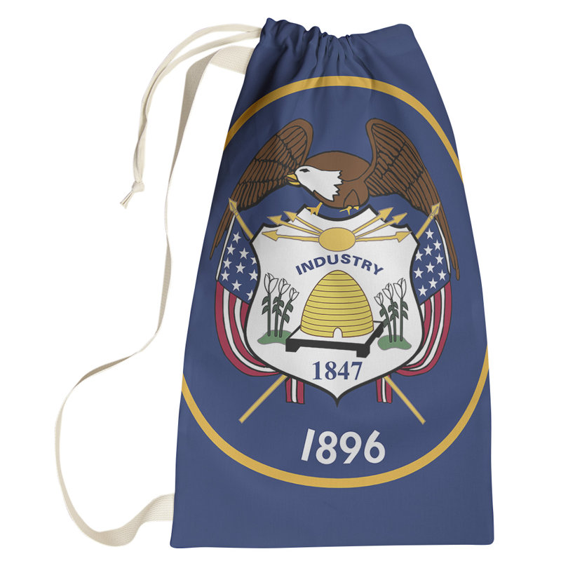 Sac à lessive US State flag, Petit (H 64 po x l 20 po x 1,5 po), Utah