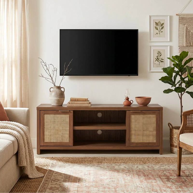 Dearbhaile 59" Media Console for TVs up to 65", Special Walnut