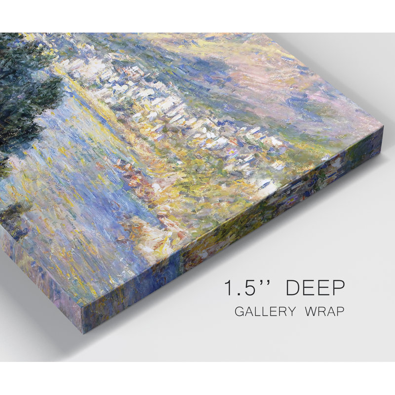Stacked Landscape II, ensemble de 3 toiles encadrées, H 48 po x l 96 po x P 2 po