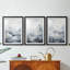 Paysages série CCxxxiv - impression encadrée sur mesure de qualité supérieure mat - 3 pièces-254830531-254830533