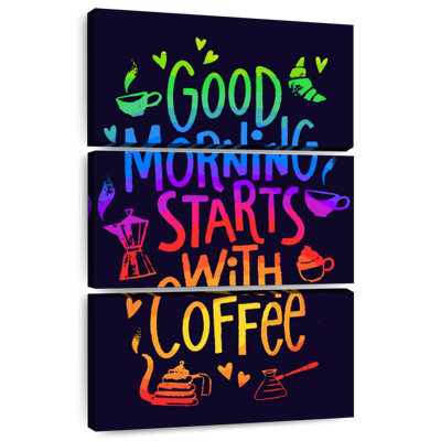 Tergel Good Morning commence avec du café